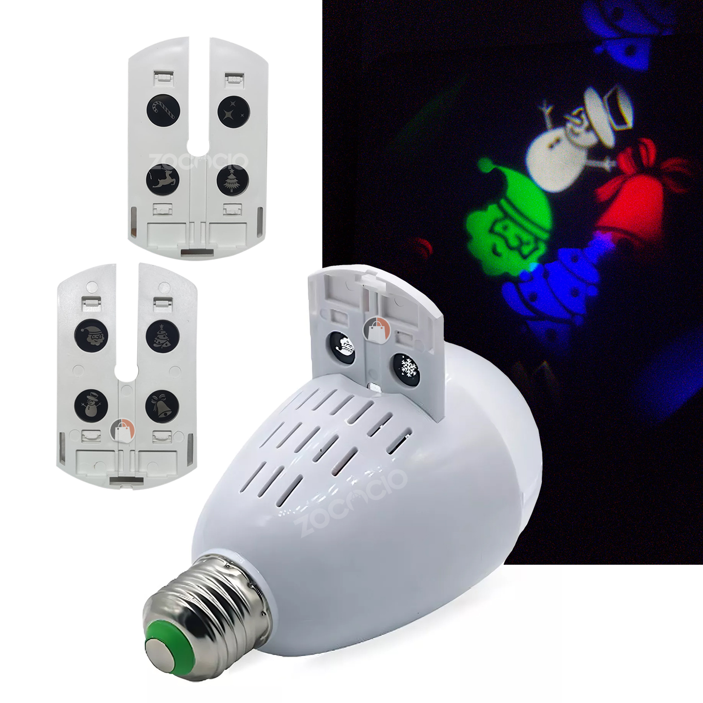 Miniatura 3 de Super Foco Proyector Led Figuras Navideñ